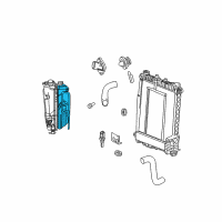 OEM 2009 Chrysler Aspen Reservoir-Washer And COOLANT Diagram - 68026583AB