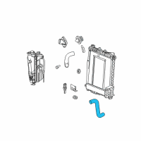 OEM Chrysler Aspen Hose-Radiator Outlet Diagram - 52028987AC