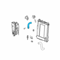 OEM 2006 Dodge Durango Hose-Radiator Inlet Diagram - 52028986AB