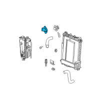 OEM Dodge Durango Housing-THERMOSTAT Diagram - 53020887AD