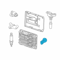 OEM 2018 Cadillac ATS Knock Sensor Diagram - 12654282