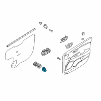 OEM 2022 Kia Rio Switch Assembly-Mirror Remote Diagram - 93530H8200