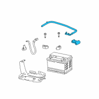 OEM 2008 Chevrolet HHR Cable Asm-Battery Positive Junction Block Diagram - 20865584