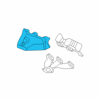 OEM 2009 Chevrolet Malibu Front Shield Diagram - 12579527