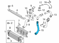 OEM Ford Bronco TUBE - AIR INLET Diagram - MB3Z-6F072-A