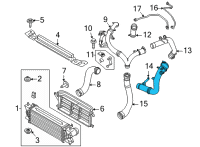 OEM 2021 Ford Bronco TUBE - OUTLET Diagram - MB3Z-6F073-D