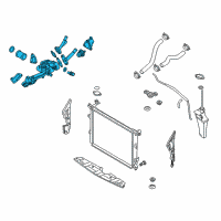 OEM Control Assembly-Coolant Temperature Diagram - 25600-3CGA0