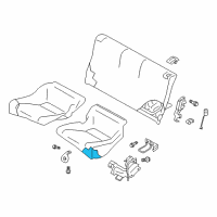 OEM 2013 Scion FR-S Seat Cushion Pad Diagram - SU003-01819