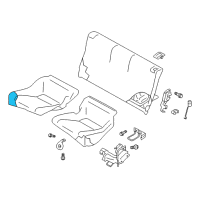 OEM Scion FR-S Seat Cushion Pad Diagram - SU003-01820