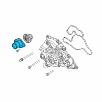 OEM 2021 Dodge Challenger Thermostat Diagram - 68185117AC