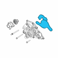 OEM 2012 Dodge Charger Gasket-Water Pump Diagram - 68394131AA