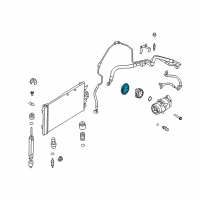 OEM Saturn Astra Clutch Kit, A/C Diagram - 93180340