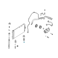 OEM Chevrolet Cruze Service Valve Seal Diagram - 90381762