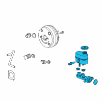 OEM Cadillac Escalade EXT Cylinder Asm-Brake Master Diagram - 20845345