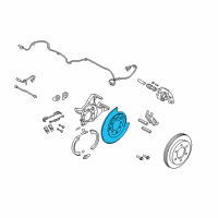 OEM Ford F-150 Splash Shield Diagram - 9L3Z-2C028-A