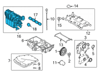OEM 2021 Nissan Rogue Manifold-Intake Diagram - 14001-6RA0B