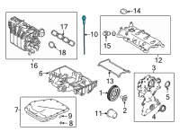 OEM 2022 Nissan Altima Gauge - Oil Level Diagram - 11140-6CA0A