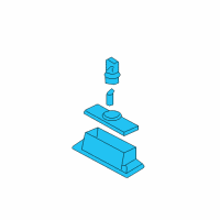 OEM Hyundai Sonata Lamp Assembly-License Plate Diagram - 92501-3K000