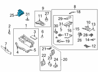 OEM 2021 Nissan Rogue Device Assy-Transmission Control Diagram - 34901-6RF1A