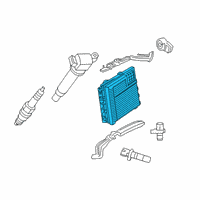 OEM 2020 Lexus ES350 Engine Control Computer Diagram - 89661-0X501