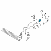 OEM BMW 740e xDrive Thermostat Diagram - 17-22-8-481-575