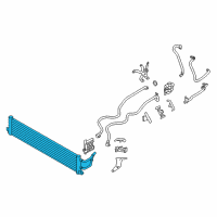 OEM 2020 BMW 745e xDrive Transmission Oil Cooler Diagram - 17-21-8-619-386