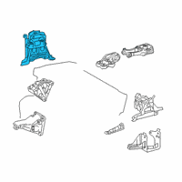 OEM 2021 Toyota Corolla Side Mount Diagram - 12305-0T360