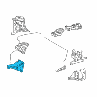 OEM 2020 Toyota Corolla Alternator Bracket Diagram - 12501-0T030