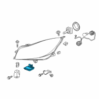 OEM 2015 Buick Regal Ballast Diagram - 13434021