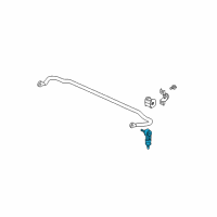 OEM 2003 Saturn Vue Link Asm-Rear Stabilizer Shaft (Repair) Diagram - 15791211