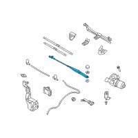 OEM Saturn Arm, Windshield Wiper Diagram - 93178942