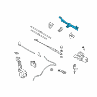 OEM Saturn Wiper Linkage Diagram - 93179150