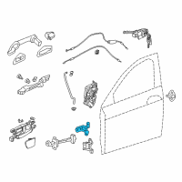 OEM 2017 Honda Civic Hinge, Right Front Door (Upper) Diagram - 67410-T2A-H11ZZ