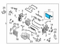 OEM 2022 Hyundai Ioniq 5 EVAPORATOR ASSY Diagram - 97139-GI000