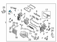 OEM 2022 Hyundai Ioniq 5 ACTUATOR ASSY-TEMP LEFT Diagram - 97159-GI000