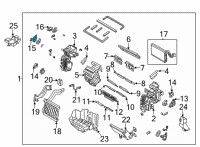 OEM Hyundai Ioniq 5 ACTUATOR ASSY-TEMP LEFT Diagram - 97159-GI000