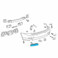 OEM 2007 Lexus IS250 Reflector Assy, Reflex, RH Diagram - 81910-53021