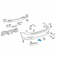 OEM 2009 Lexus IS F Sensor, Ultrasonic, NO.2 Diagram - 89341-30021-J7