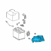 OEM 2019 Toyota Prius C Battery Tray Diagram - 74403-52031