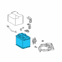 OEM 2018 Toyota Prius C Battery Diagram - 28800-21211