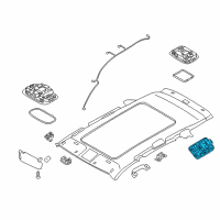 OEM 2018 Kia Sorento Lamp Assembly-Rear PERSO Diagram - 92870C5000WK