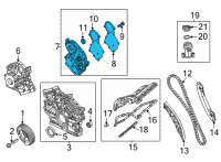 OEM 2022 Jeep Wrangler Cover-Chain Case Diagram - 68504223AA