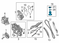OEM 2020 Jeep Wrangler Tube-Oil Filler Diagram - 68504396AA