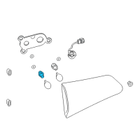 OEM Infiniti Socket Assy Clearance Lamp Diagram - 26240-78C00