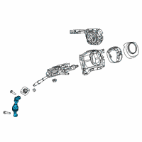 OEM 2021 Ram 1500 STEERING COLUMN INTERMEDIAT Diagram - 68442467AA