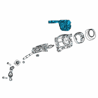 OEM Ram 1500 SWITCH-MULTIFUNCTION Diagram - 68545658AA