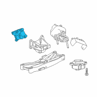 OEM 2011 Dodge Charger Bracket-Engine Mount Diagram - 4726017AB