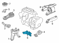 OEM 2020 Honda CR-V BRACKET, TORQUEROD Diagram - 50690-TPG-A51