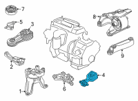 OEM Honda CR-V ROD, TORQUE (LOWER) Diagram - 50890-THB-H01