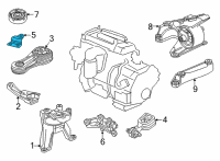 OEM 2020 Honda CR-V STAY, TORQUEROD Diagram - 50885-TMB-H10